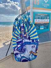 Load image into Gallery viewer, Yacht Rock Backpack Towel (2 pockets)