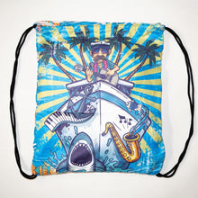 Load image into Gallery viewer, Yacht Rock Backpack Towel (2 pockets)
