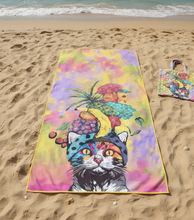 Load image into Gallery viewer, Copacabana Kitty Tote &amp; Towel Set (1 pocket)