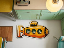 Load image into Gallery viewer, Yellow Submarine Area Rug (preorder, ships in Sept)