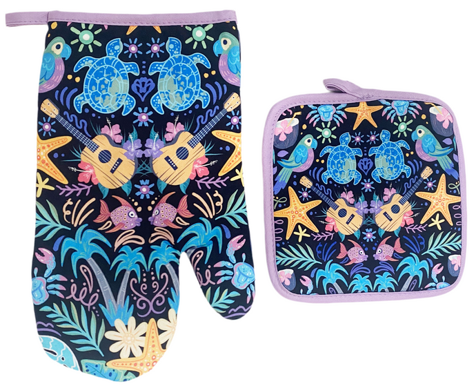 Island Life Potholder Set