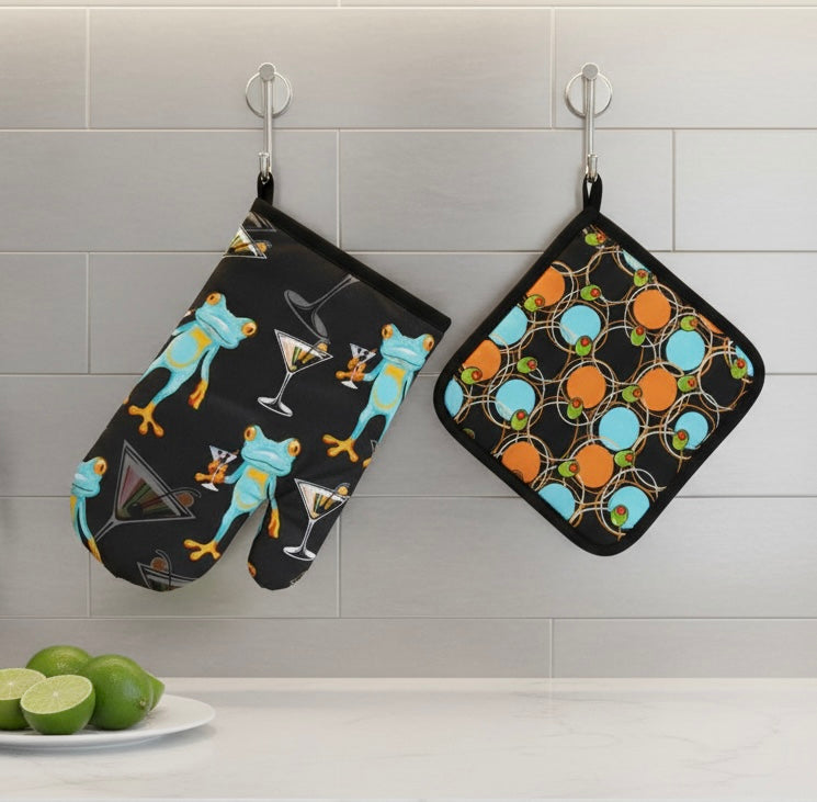 Shaken not Stirred Potholder Set