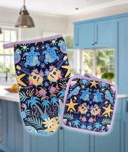 Island Life Potholder Set