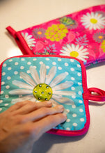 Load image into Gallery viewer, Pineapples &amp; Pickle Balls Potholder Set