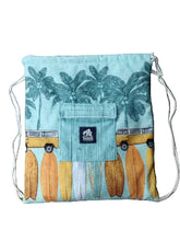 Load image into Gallery viewer, Surf City Backpack Towel (1 pocket)