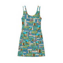 Load image into Gallery viewer, Blue Hawaii Tank Style Dress SOLD OUT (backordered until October)