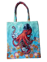Load image into Gallery viewer, Octopus Garden Tote &amp; Towel Set (1 pocket)