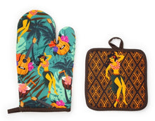 Load image into Gallery viewer, Hula Lounge Potholder Set