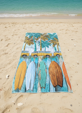 Load image into Gallery viewer, Surf City Backpack Towel (1 pocket)
