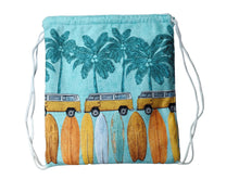 Load image into Gallery viewer, Surf City Backpack Towel (1 pocket)