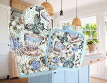 Load image into Gallery viewer, Garden Party Potholder Set