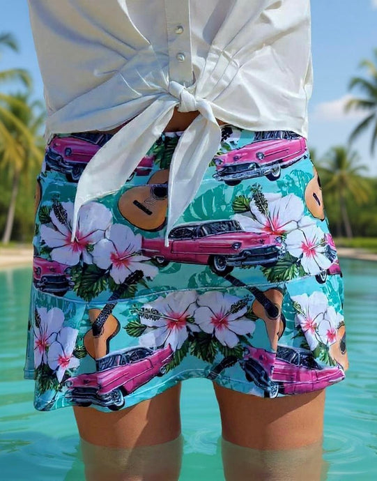 Guitars & Cadillacs Skort