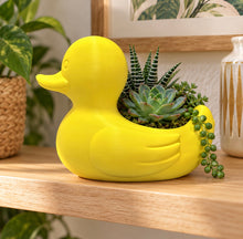 Load image into Gallery viewer, Yellow Rubber Duck Design Planter