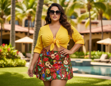 Load image into Gallery viewer, Parrot Beach Party Skort