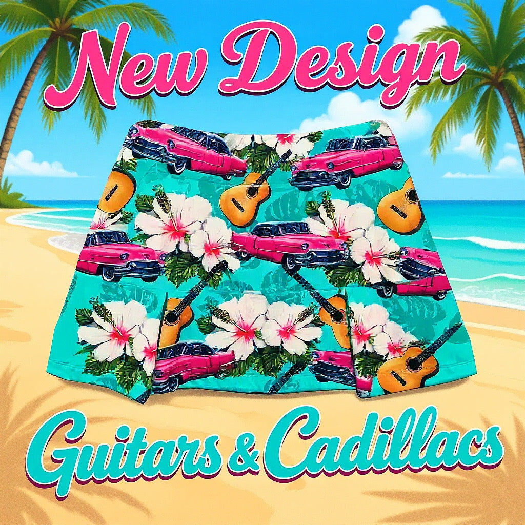 Guitars & Cadillacs Skort