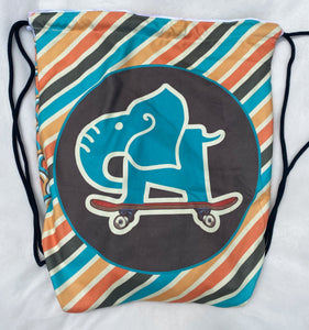 Elephant on Deck Backpack Towel