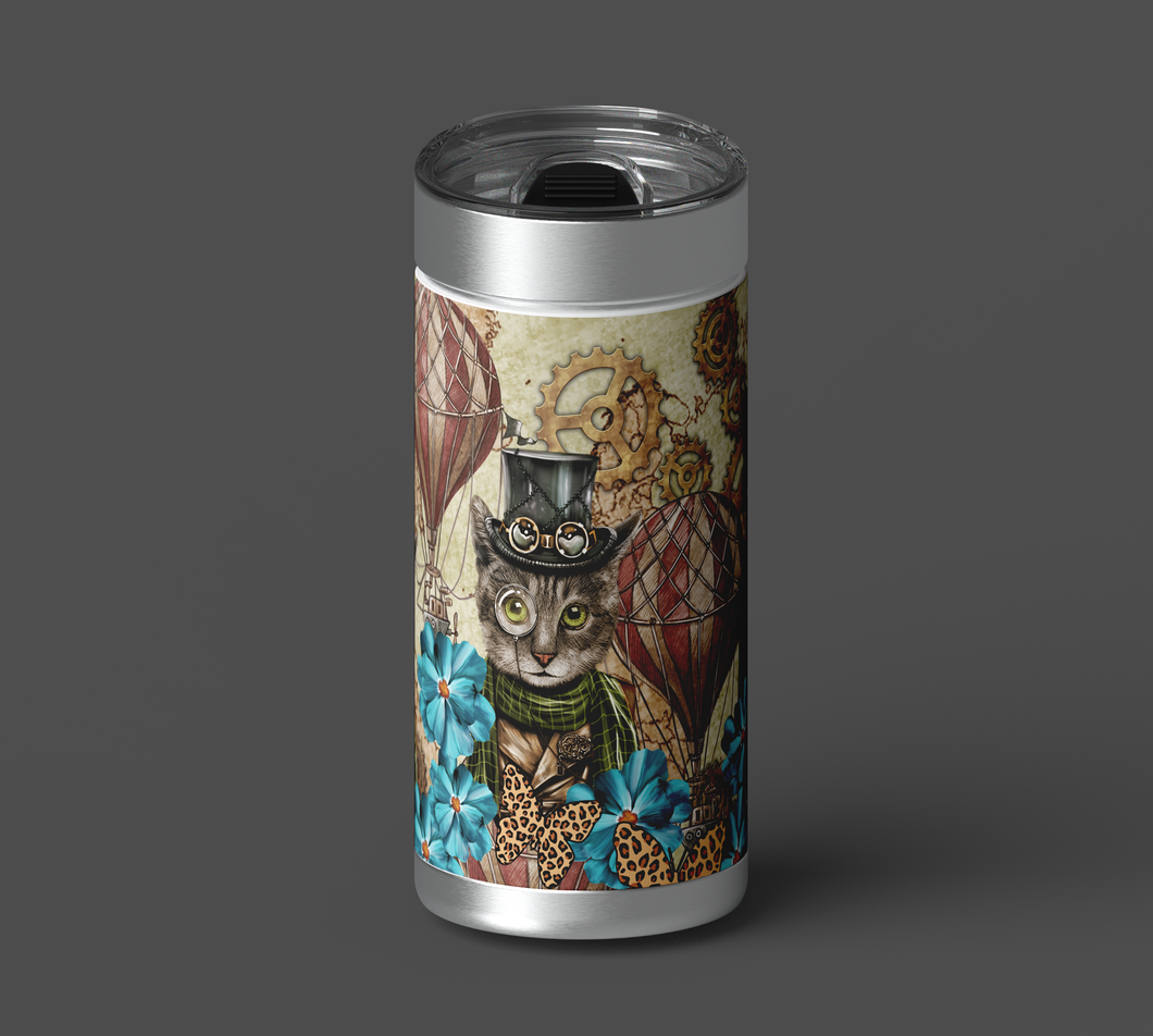 Steampunk Kitten Travel Mug