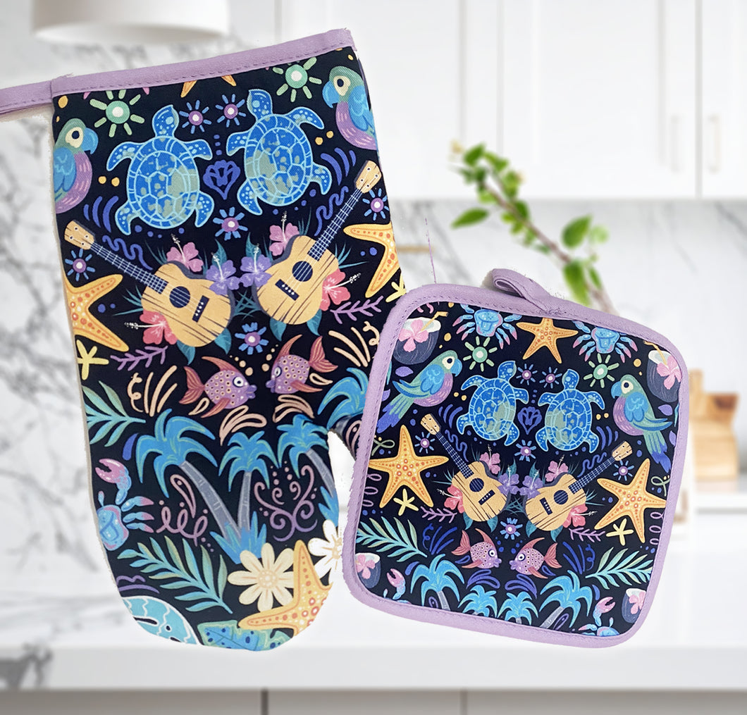 Island Life Potholder Set