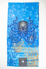Load image into Gallery viewer, steampunk’d octopus backpack towel